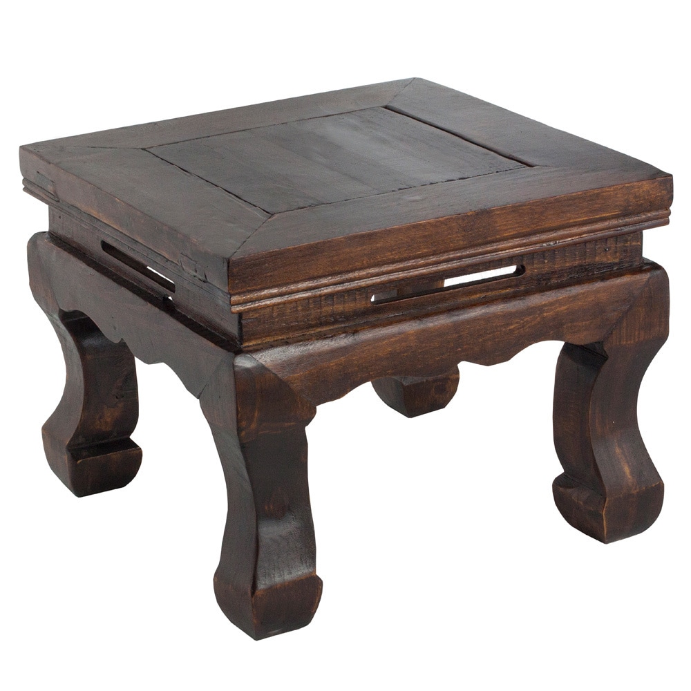 Dark Wood Chinese style Stool