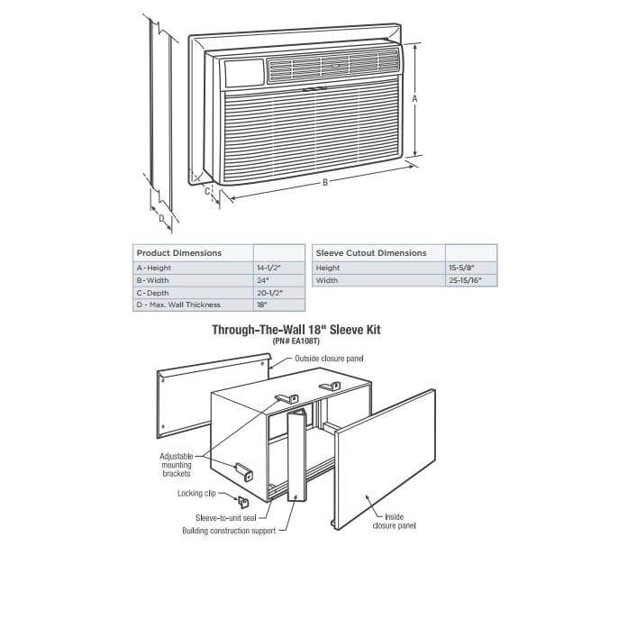 frigidaire fra156mt1