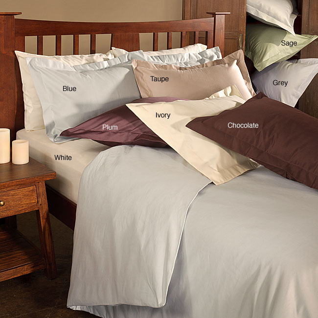 Egyptian Cotton 1200 Thread Count Sateen 3-piece Duvet Set