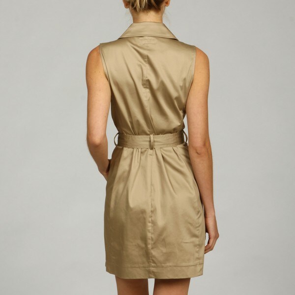 michael kors trench dress