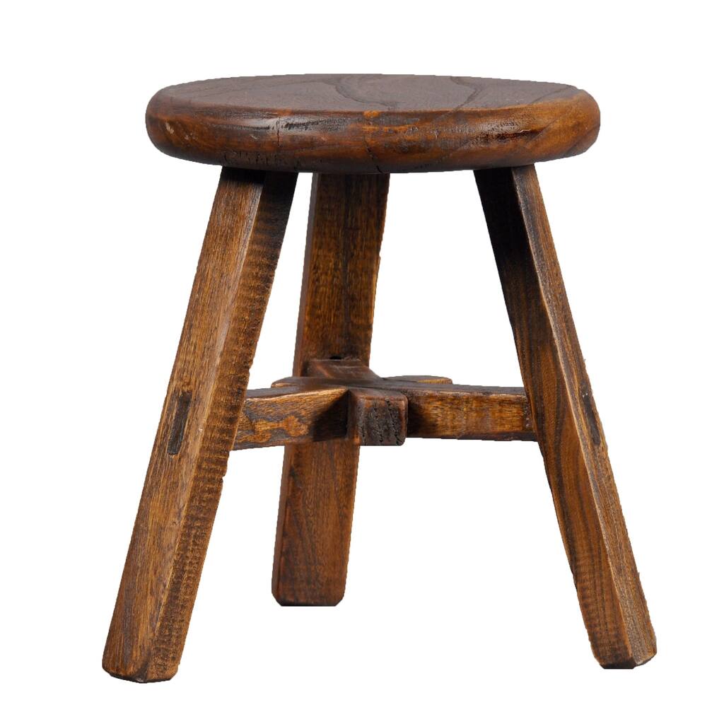 Vintage Chinese-style Round Kid's Stool