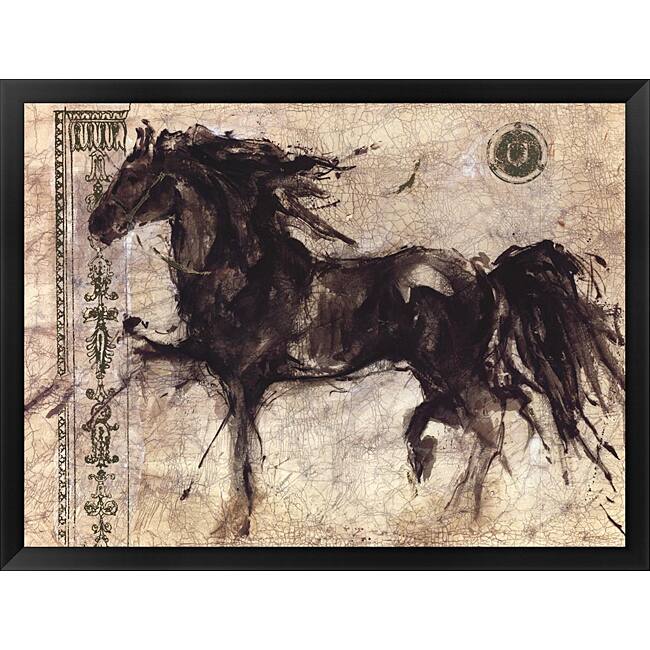 Marta Gottfried Wiley 'Lepa Zena' Framed Canvas Art