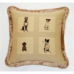 Shop Corona Decor French Woven Feather And Down Filled Dogs
