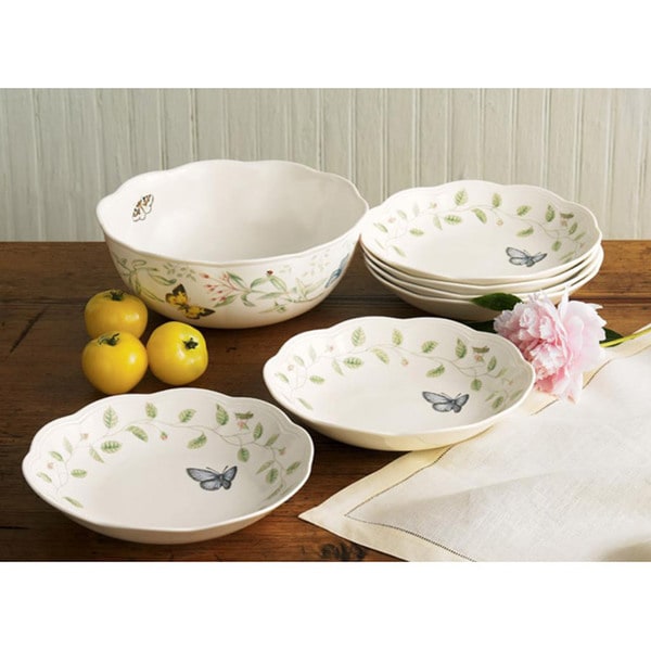 Butterfly Meadow シリーズ 7冊セット Butterfly Meadow 7-Piece Bowl Set – Lenox Corporation