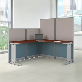 desk marisa america of furniture 15300864 Desk Laminate/ Prado Overstock Metal L   Shape