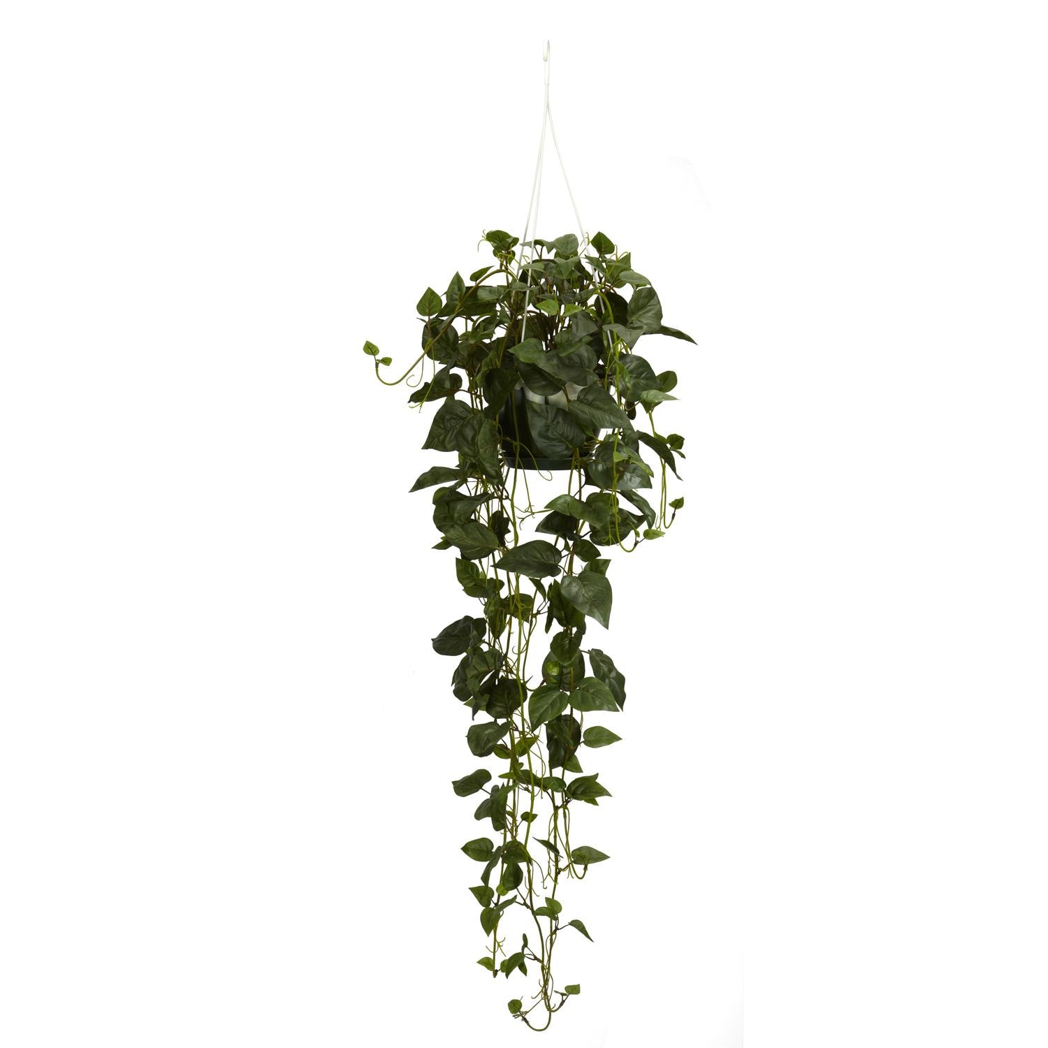 Shop Silk 44inch Hanging Philodendron Plant Free Shipping On Orders