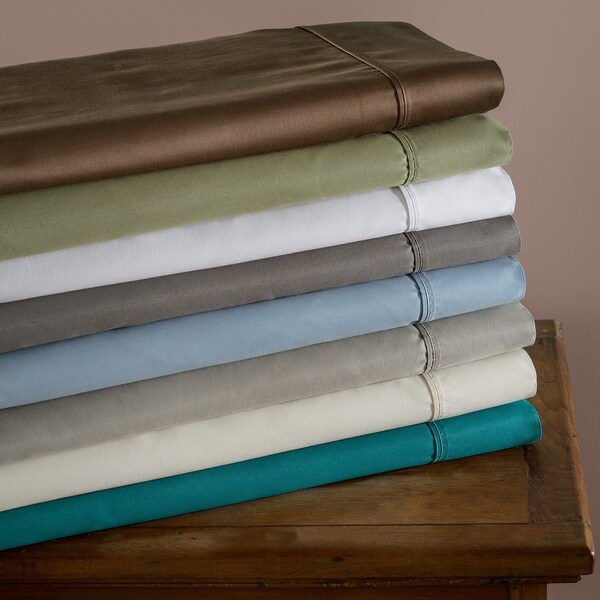 Superior 600 Thread Count Deep Pocket Cotton Blend Bed Sheet Set