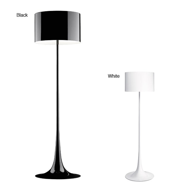 Shop Tulip Black/ White Floor Lamp - Free Shipping Today - Overstock