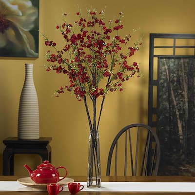 Silk 40-inch Cherry Blossom Flower Arrangement