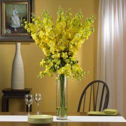 Silk 38-inch Delphinium Flower Arrangement