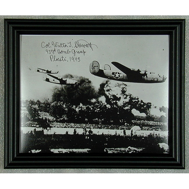 Col. Walter Stewart Framed WWII Photograph