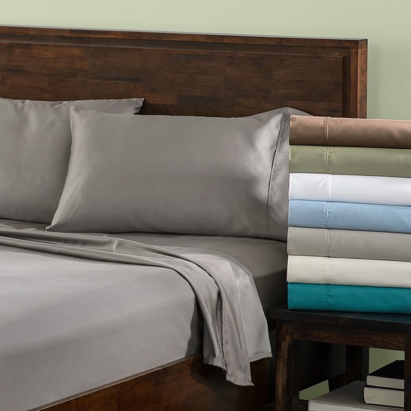 Superior 600 Thread Count Cotton Blend Pillowcases (Set of 2)