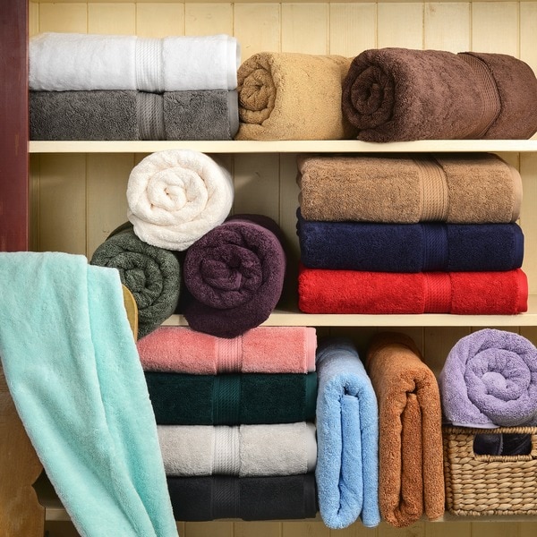 Superior Luxurious Egyptian Cotton 900 GSM Bath Towel (Set of 2)