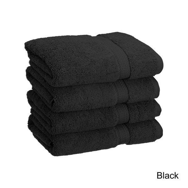 Superior Luxurious and Absorbent 900 GSM Combed Cotton Hand Towel in Forest  green (Set of 4) (As Is Item) - Bed Bath & Beyond - 22819082