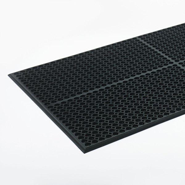 Shop Crown SafewalkLight 36 x 60inch Black Rubber Drainage Safety Mat