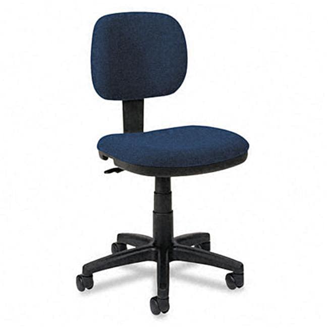 Basyx By Hon Vl610 Series Navy Swivel Task Chair (Navy360 degree swivelPneumatic seat height adjustmentTilt, tilt lock and tilt tensionBase/Leg Type 5 StarFrame MetalMaterials PolyesterBack width maximum 22 inchesBack height maximum 18 inchesNumber o