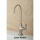 preview thumbnail 2 of 7, Brushed Nickel Single-handle Brass Water Filter Faucet Silver