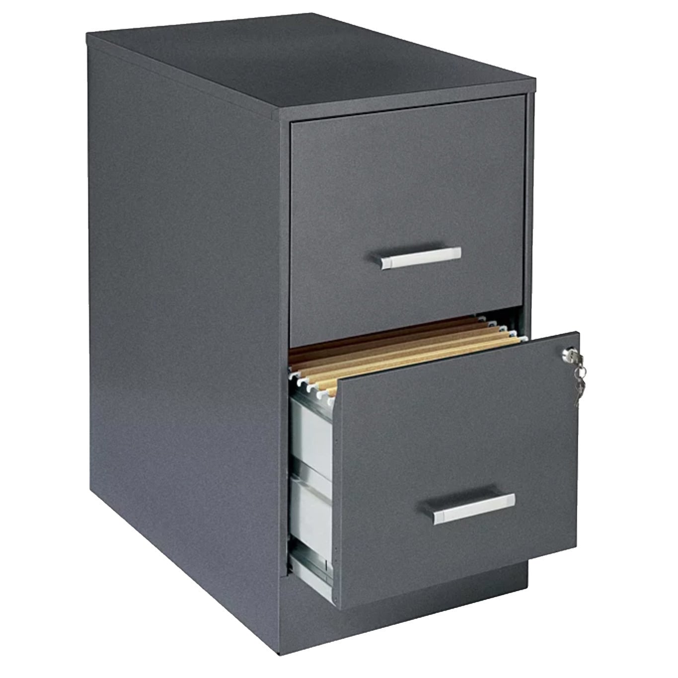 Shop Space Solutions 22 Deep 2 Drawer Metal File Cabinet