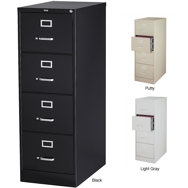 Hirsh 25-inch Deep 4-drawer Legal-size Commercial Vertical ...