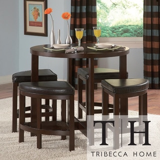 Tribecca Home Oliver 5 piece Contemporary Counter Din Tribecca Home Dining Sets