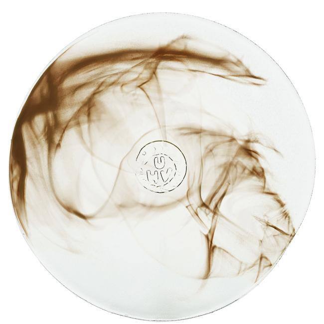 Kosta Boda Chocolate 11-inch Mine Plate