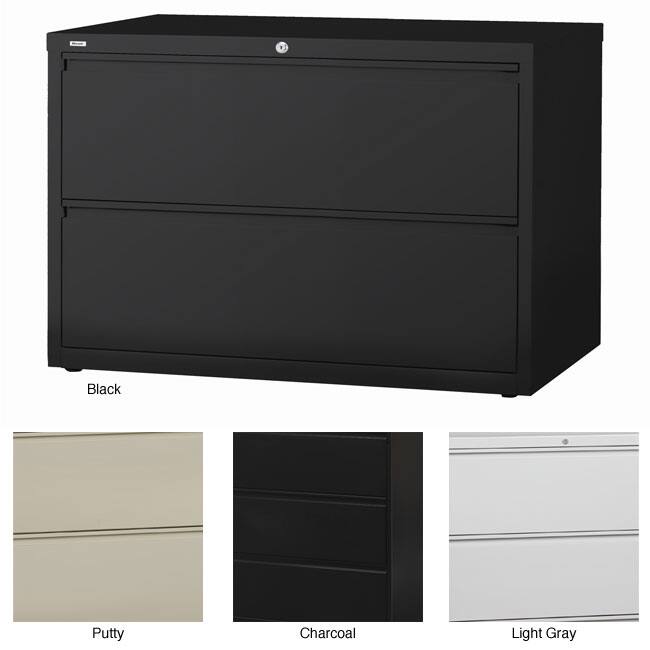 Hirsh HL10000 Series 42-inch Wide 2-drawer Commercial Lateral File Cabinet
