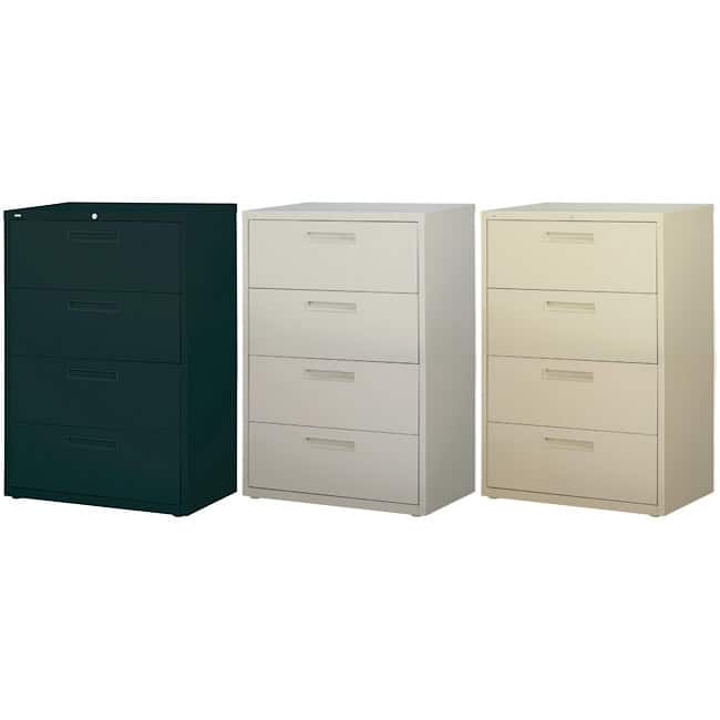 Hirsh HL5000 Commercial Lateral File Cabinet, 36" Wide 4-drawer