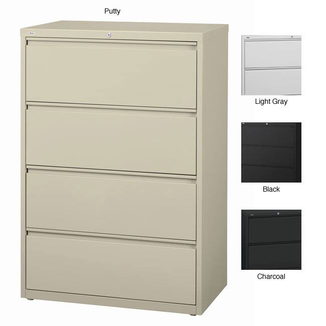 Hirsh HL10000 Series 36-inch Wide 4-drawer Commercial Lateral File Cabinet
