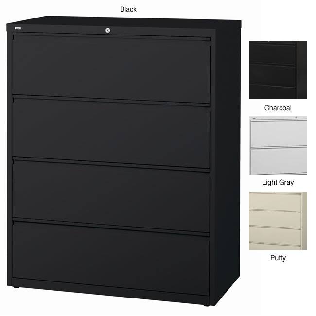 Hirsh HL10000 Series 42-inch Wide 4-drawer Commercial Lateral File Cabinet