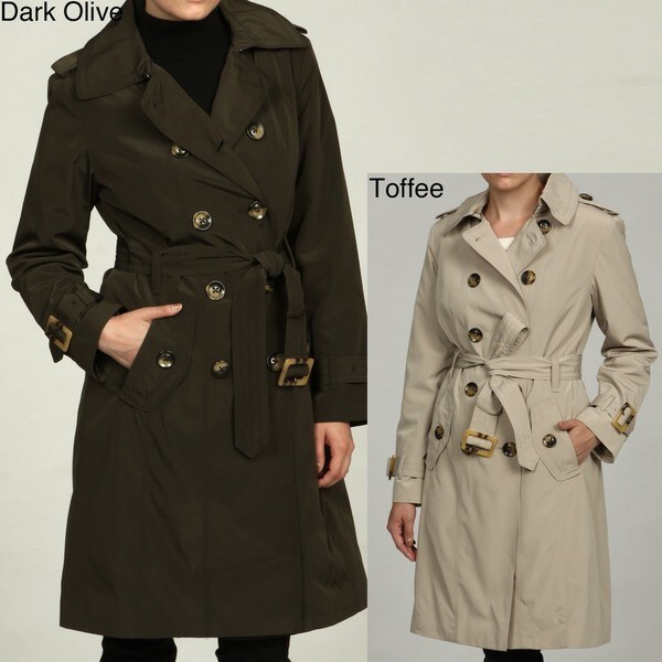 London Fog Women's Double breasted Trench Coat London Fog Jackets