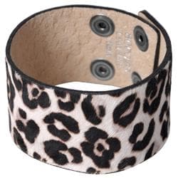 Journee Collection Women's Cheetah Print Snap Bracelets Journee Collection Fashion Bracelets