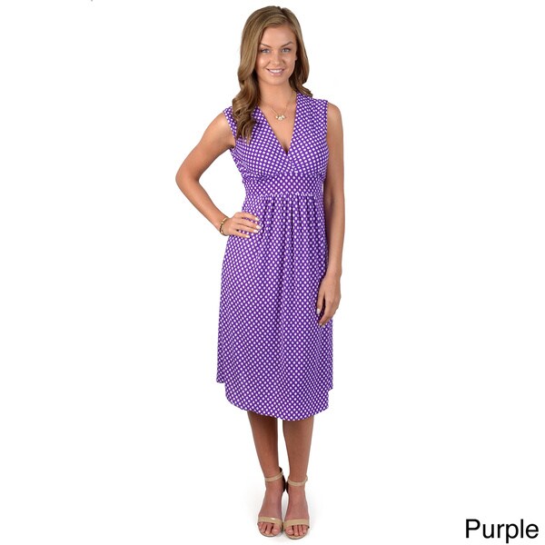 Happie Brand Juniors Sleeveless V neck Dress  ™ Shopping