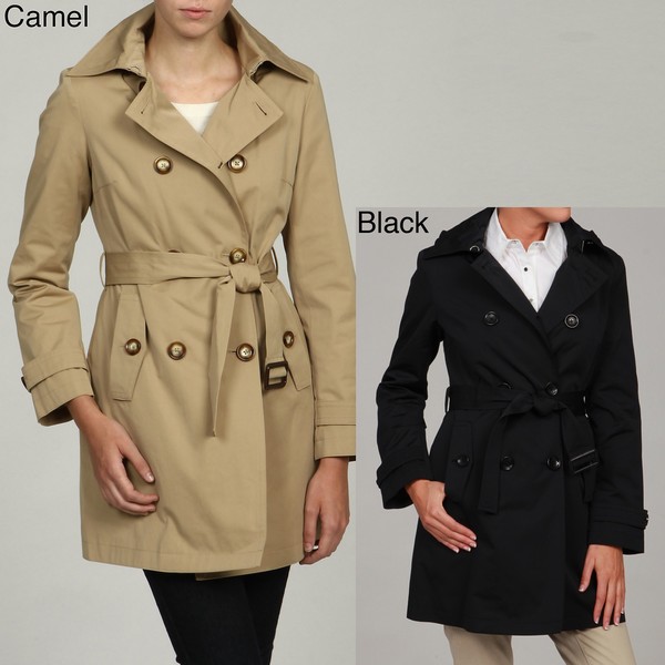 michael kors black trench