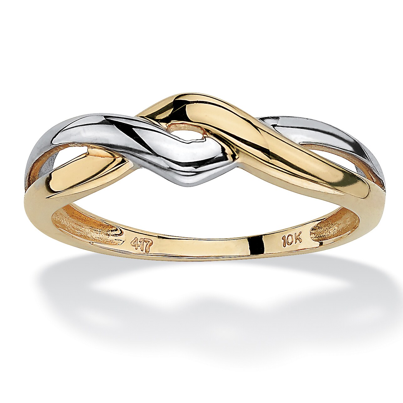 gold twist ring