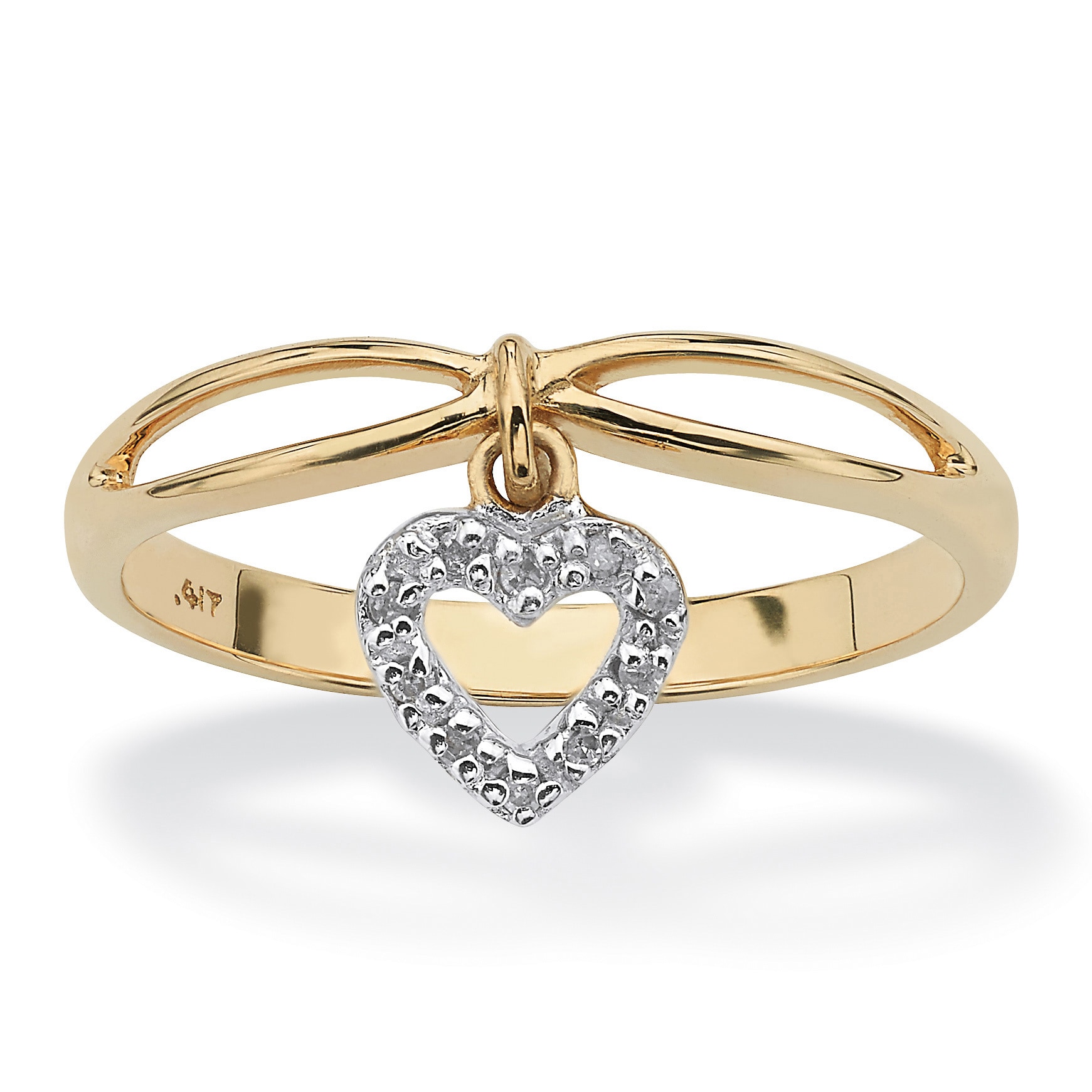 charm diamond promise rings