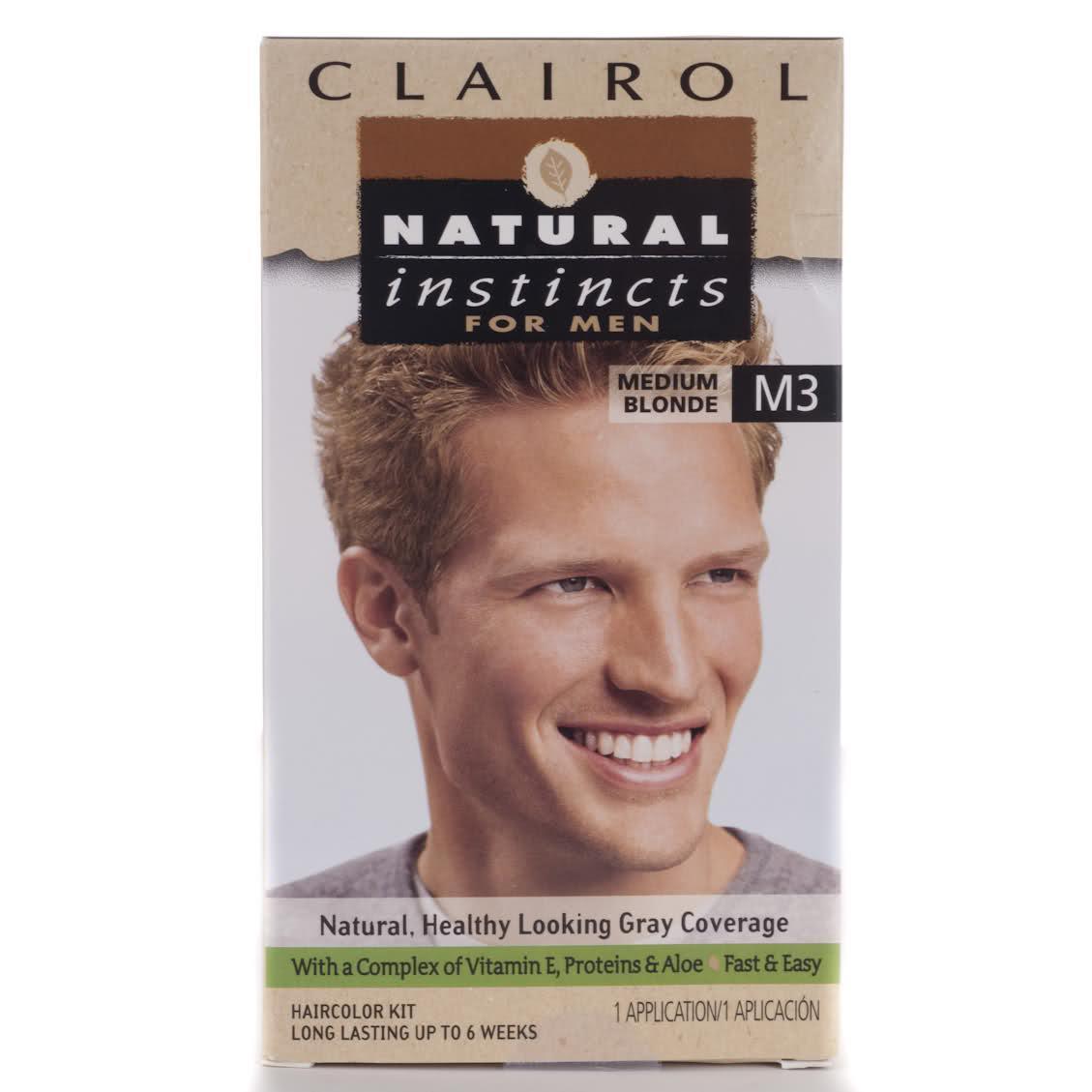 Shop Clairol Natural Instincts Men S M3 Medium Blonde Hair Color