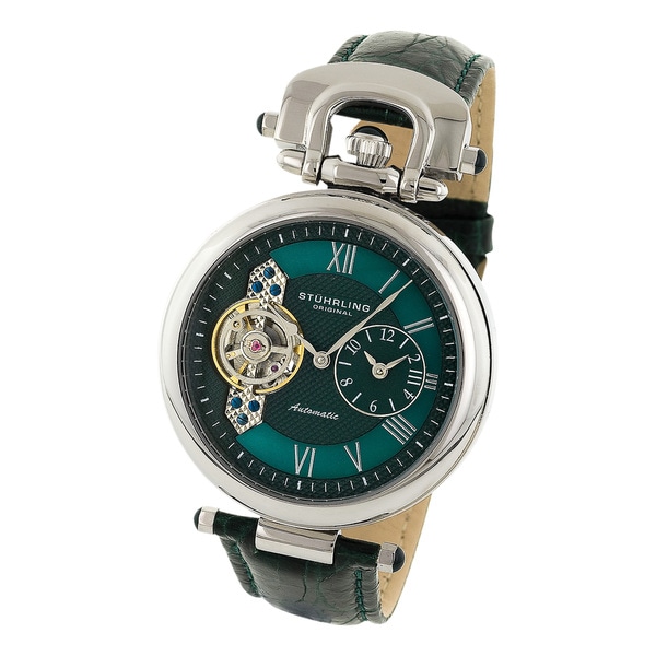 Stuhrling Original Men's Emperor Dual Time Zone Watch