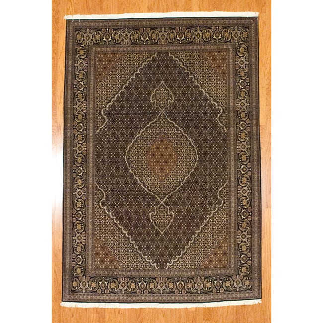 HERAT ORIENTAL Handmade 6'7 X 9'8 One-of-a-Kind Persian Tabriz Wool Rug - 6'7 x 9'8