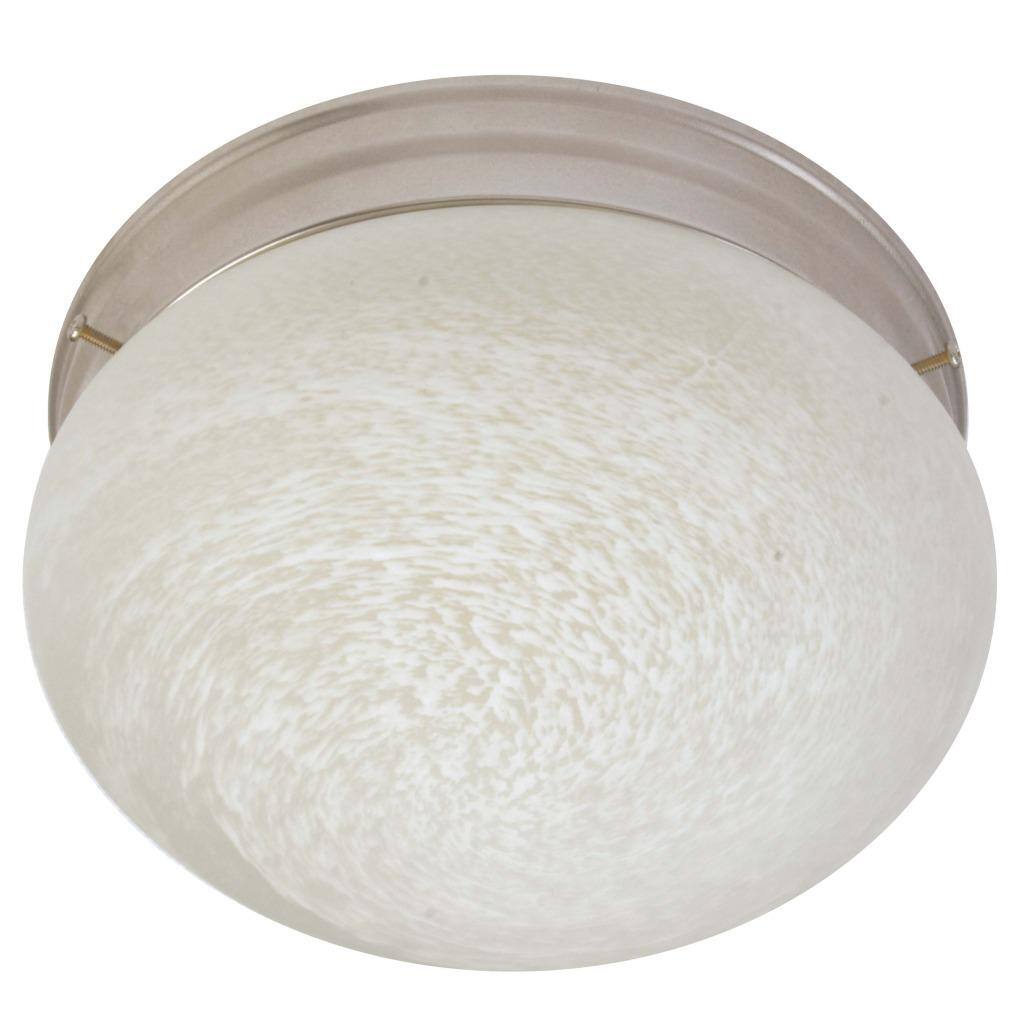 Transitional Silver Mist 1-light Flush Sconce