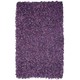 Shag rug purple