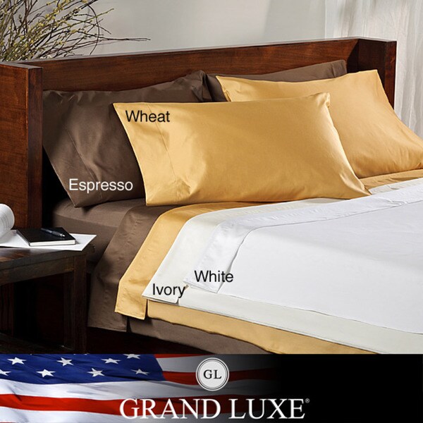 Grand Luxe Egyptian Cotton 800 TC Pillowcases (Set of 2)