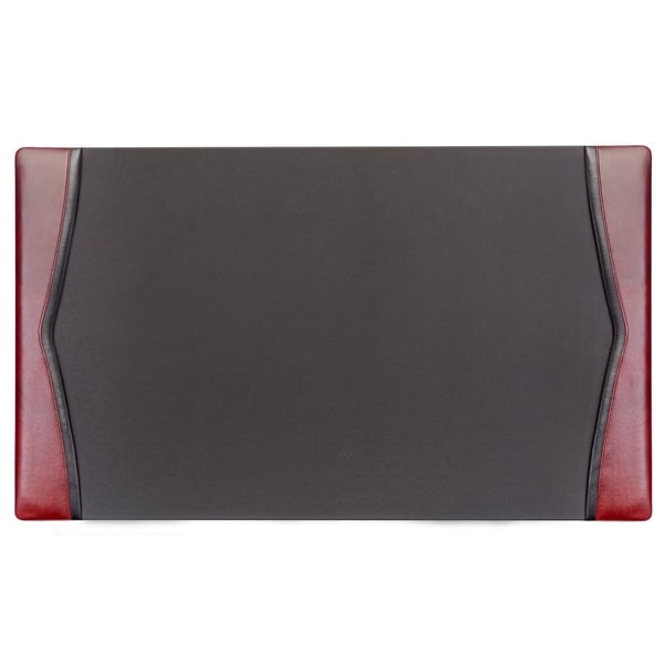 Shop Dacasso Burgundy 34 X 20 Inch Leather Desk Pad Ships To