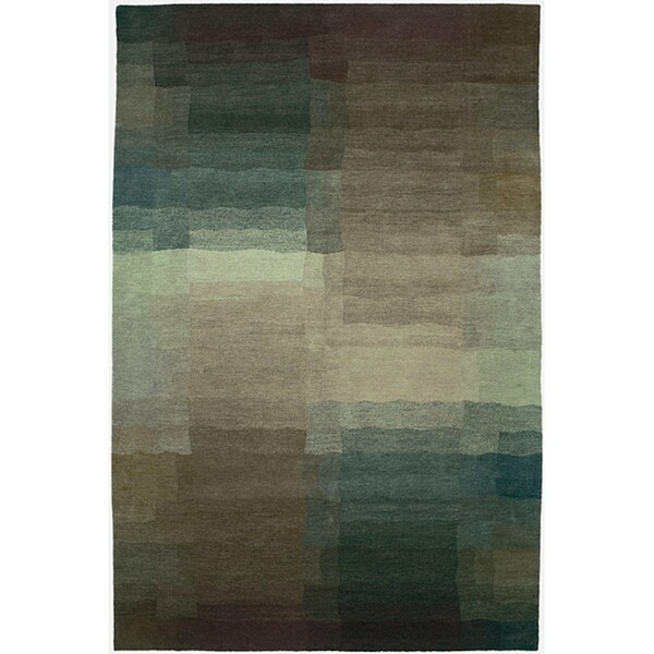 Shop Nepalese Handknotted Plum Reflections Wool Rug 2'6 x 10' Free