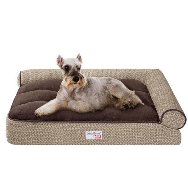 Simmons Beautyrest Right Angle Bolster Lounger Pet Bed Free Simmons Beautyrest Right Angle Bolster Lounger Pet Bed