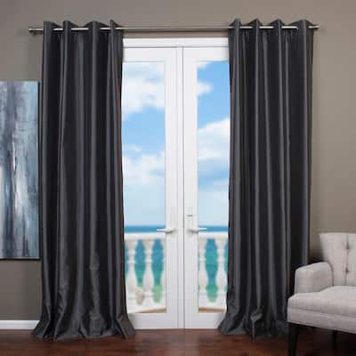 Copper Grove Woolastook Mia Faux Silk Curtain Panel