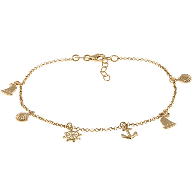 14k gold ankle bracelet sales