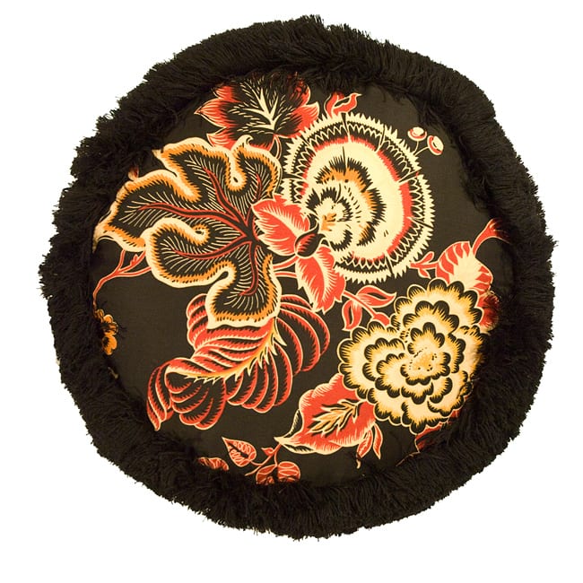 Rose Tree Carlton Tambourine Pillow