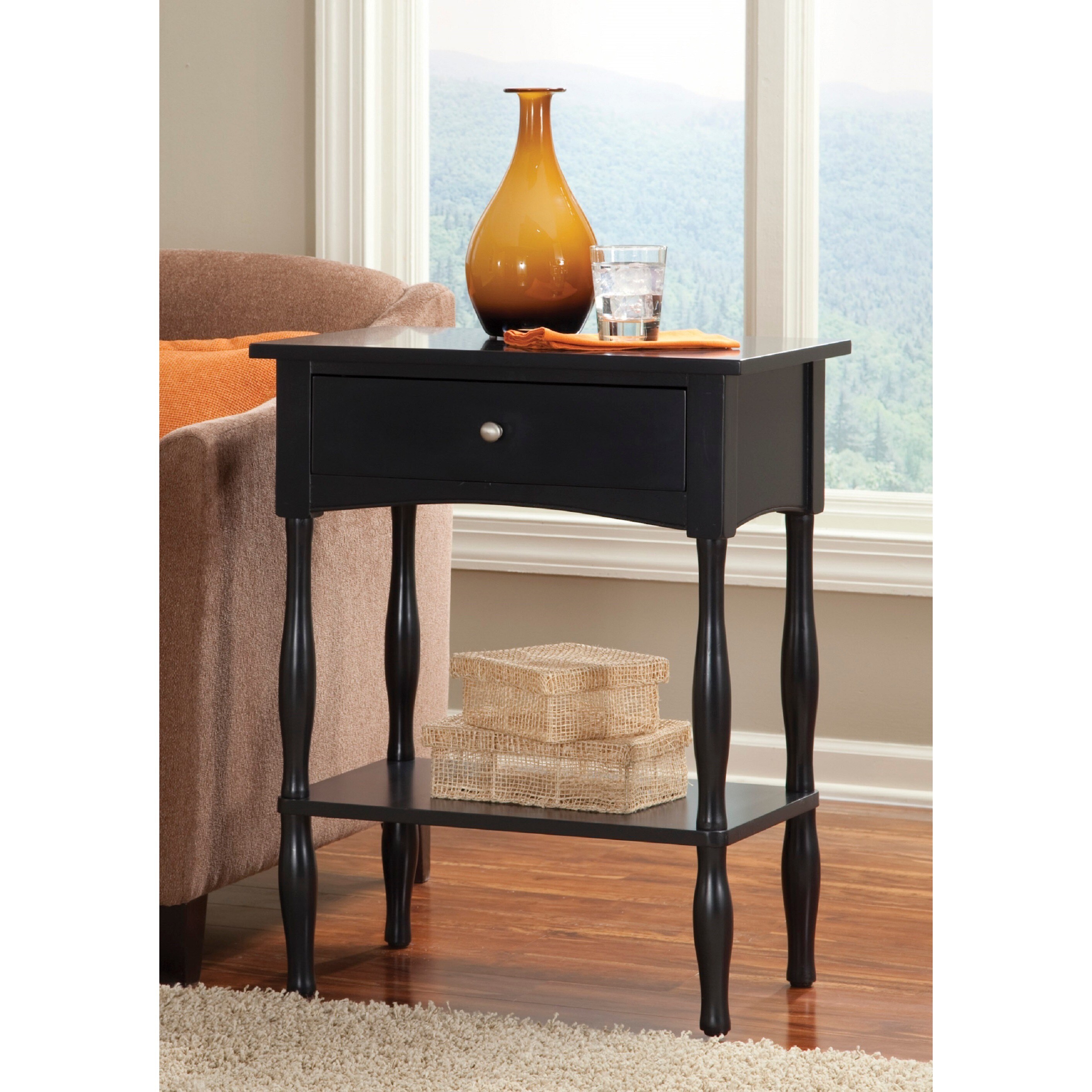 Shop Copper Grove Exeter Black End Table Free Shipping On Orders Over