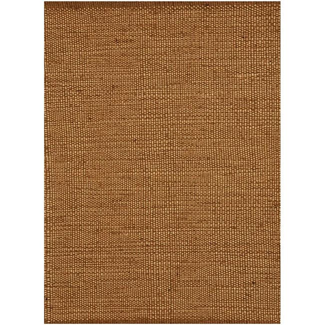 Hand woven Casual Natural Jute Rug (8 X 11)