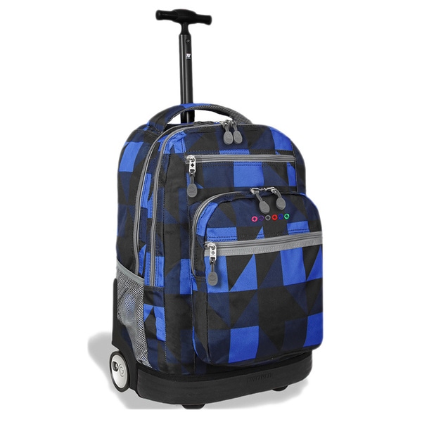 World Block Navy Sundance Rolling 15 inch Laptop Backpack